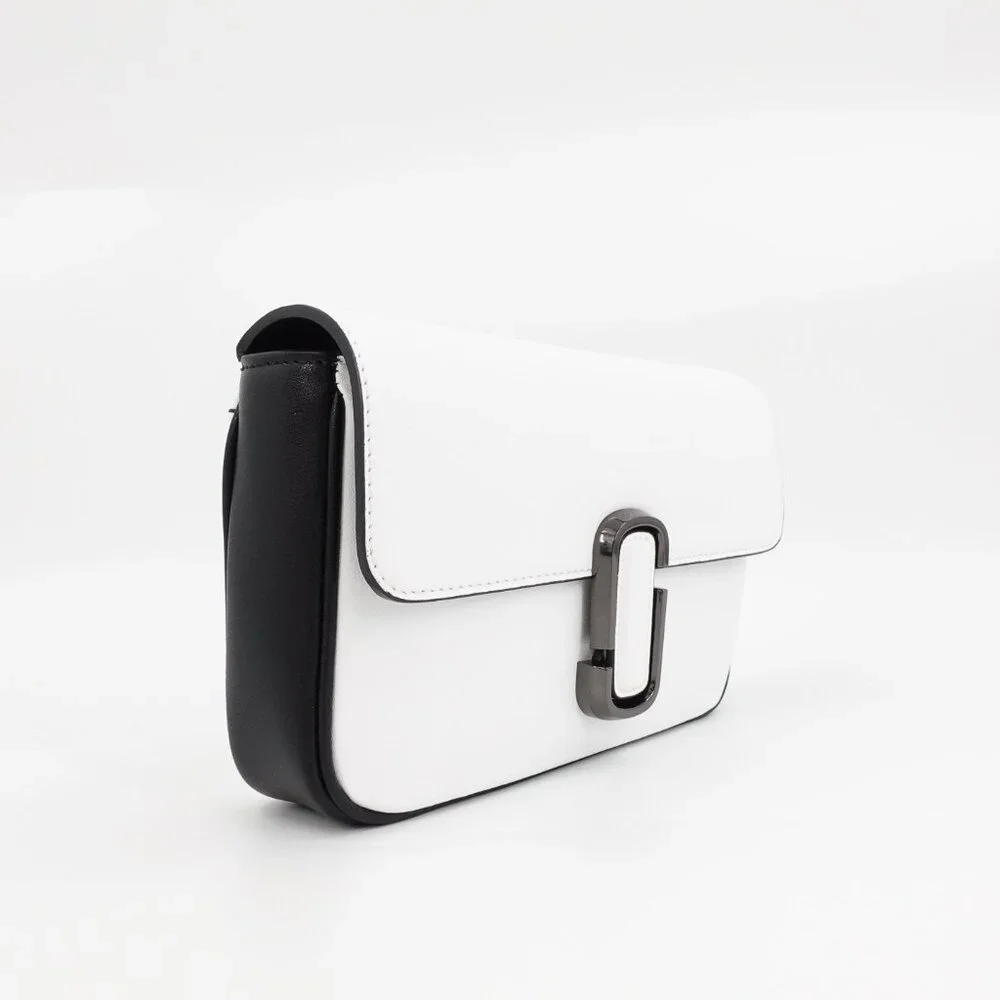 Marc Jacobs Women's The Bicolor J Marc Shoulder Bag White OS